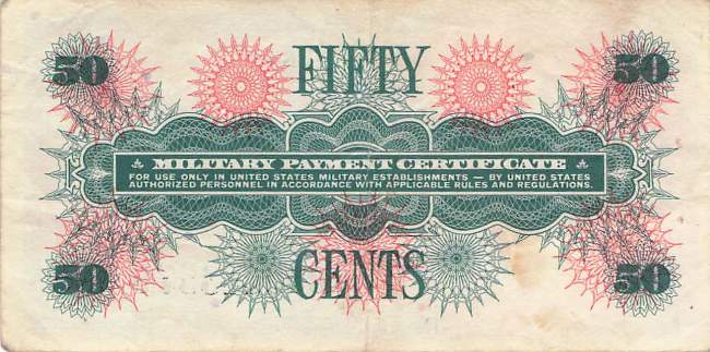 USA MPC Series 661 p.M67 50 Cents 1968 VF